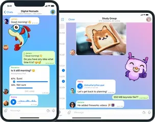 Telegram iOS 版截图